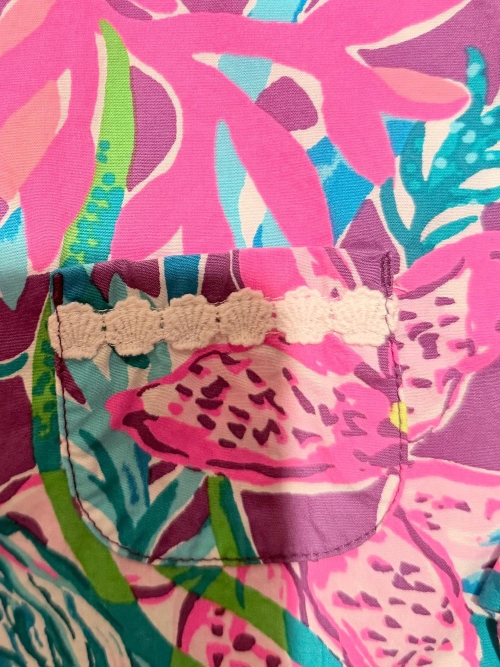 Lilly Pulitzer Girls' Tropical Floral Tunic dress & Bloomer set